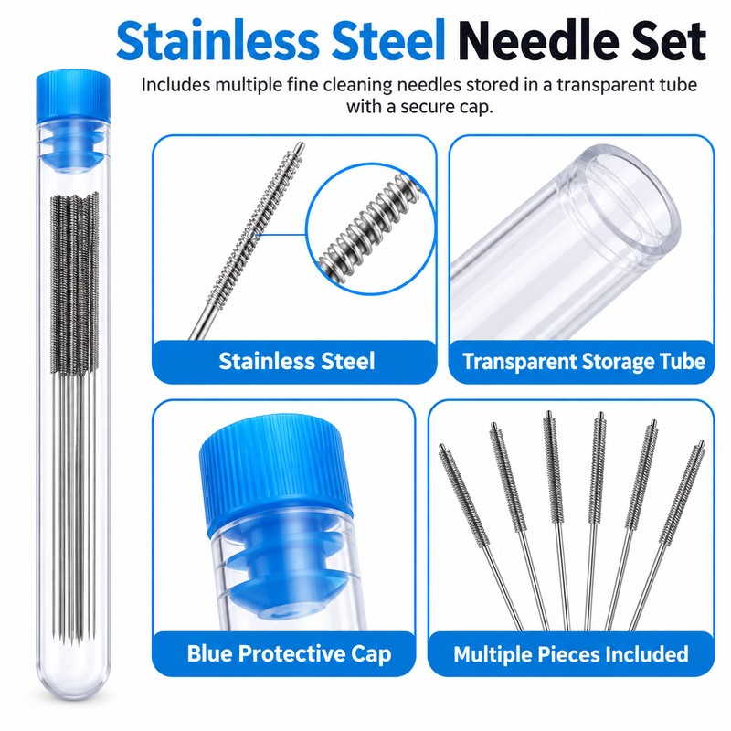 3D Printer Nozzle Cleaning Needle Kit for Clog Removal –