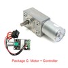 XvuaTeIw JGY370 DC 6V 12V 24V Worm Gear Reduction Motor+