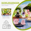jrootouh 300 Pack Mini Animals Tiny Chicken Figurines Bulk for