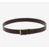 Hazzys (대구신세계)브라운 로고 음각 벨트 HJBE5E013W3 (Daegu Shinsegae) Brown Logo