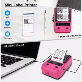 NetumScan Label Maker  Bluetooth Thermal Label Printer Android & IOS NEW/OB