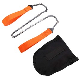 Pocket Chainsaw 40Inch Hand Compact Saw Tools Survial Gear Portable Handheld Survival Chain Saw Emergency Chainsaw with Bag for Camping Hiking