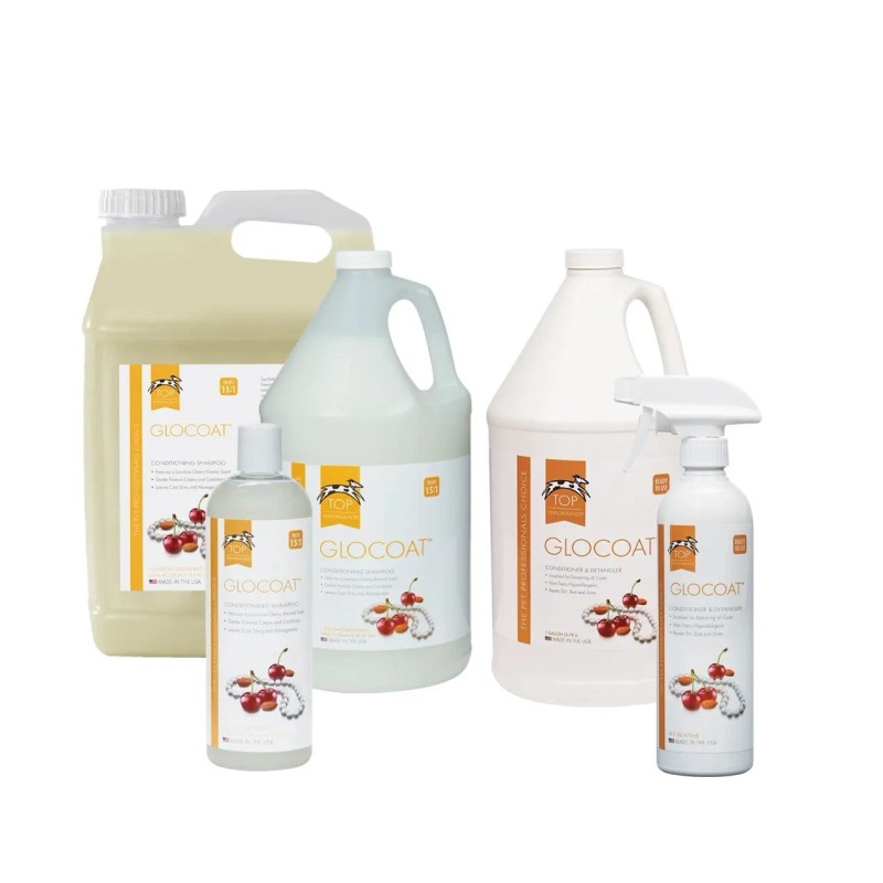 MPP Dog Grooming Glo Coat Conditioning Shampoo Conditioner Detangler or