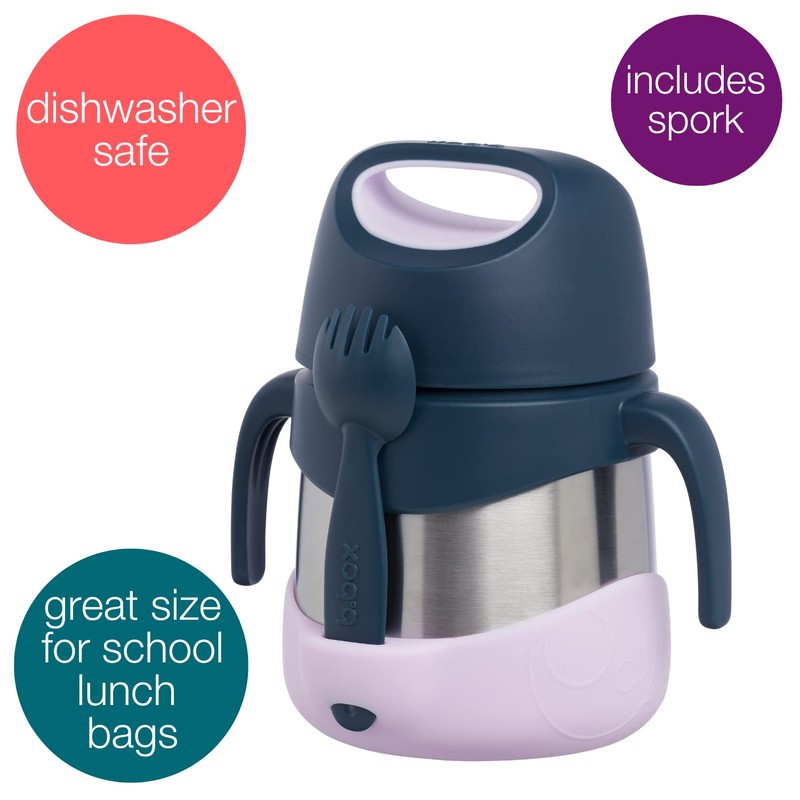 Insulated Food Jar (Indigo Rose)