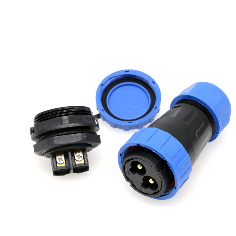 ZBLZGP TY28 Solderless Plug Socket IP68 Waterproof Connector 2-9 Pin