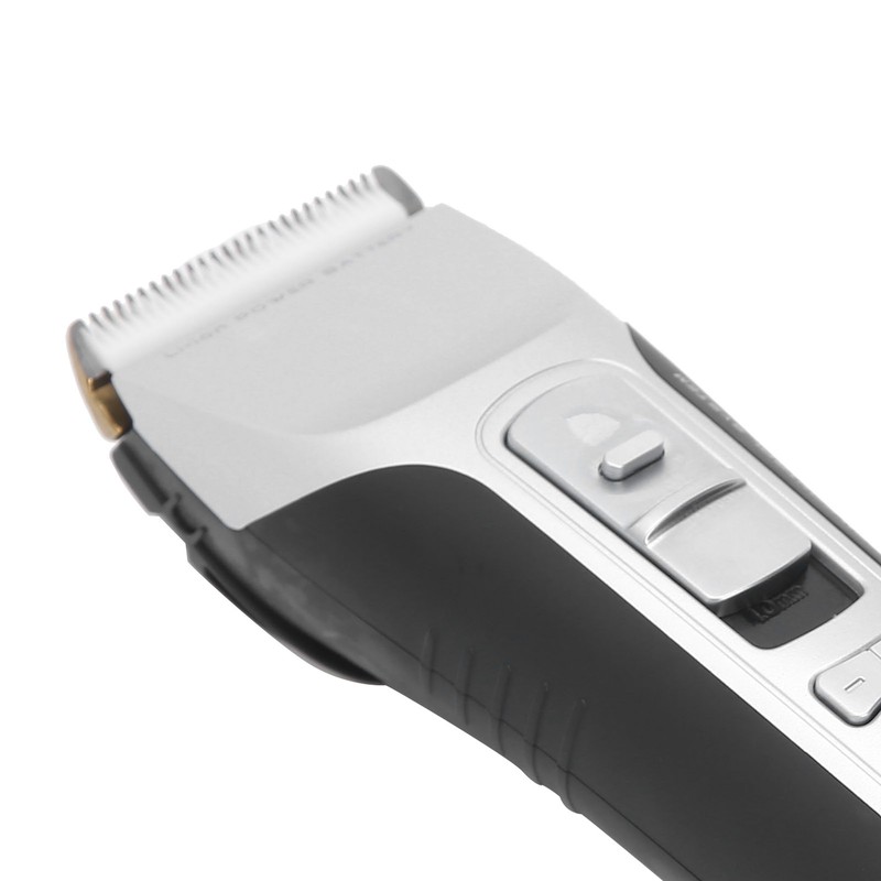 Men Electric Hair Clipper Cutter LCD Display Guide Combs Hair