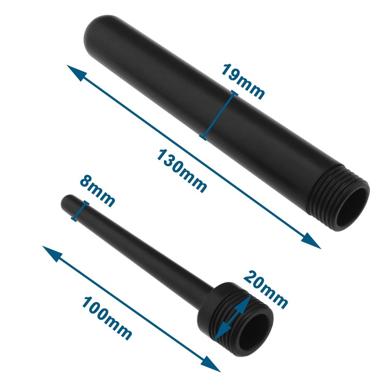 ECSiNG 2Pcs Shower Nozzle Set Shower Heads Portable Enema Bottle