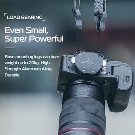 ULANZI F38 Camera Quick Release Plate with Shoulder Strap Mount, Quick Release for Shoulder Straps Kit V2, Arca Swiss Quick Release Plate with 1/4 Screw, Fits DSLR/Sony/Nikon