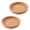 2 x Deep Round Cork Coasters 10cm Diameter 365+ Replacement