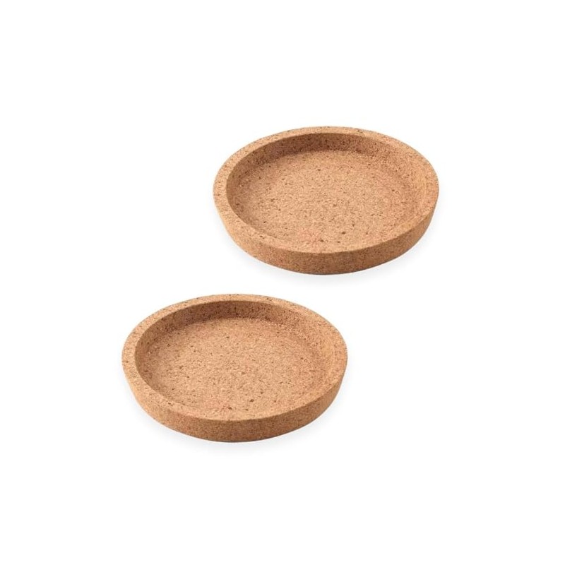 2 x Deep Round Cork Coasters 10cm Diameter 365+ Replacement