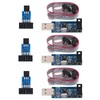 GERUI Pack of 3 Downloader Programmer 51 AVR ATMEGA8 Downloader