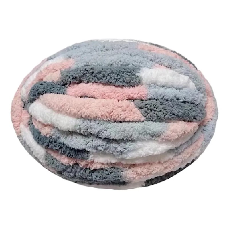 Hilados Gruesos Y Gruesos Que Rellenan Los Hilados Rosa Gris