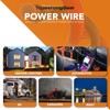TOPSTRONGGEAR 0 Gauge 25ft Black and 25ft Red Power/Ground Wire
