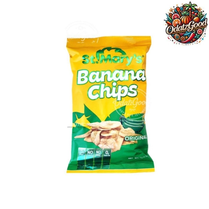 St. Mary’s Banana Chips | 2.5oz (71g) - 3 Pack