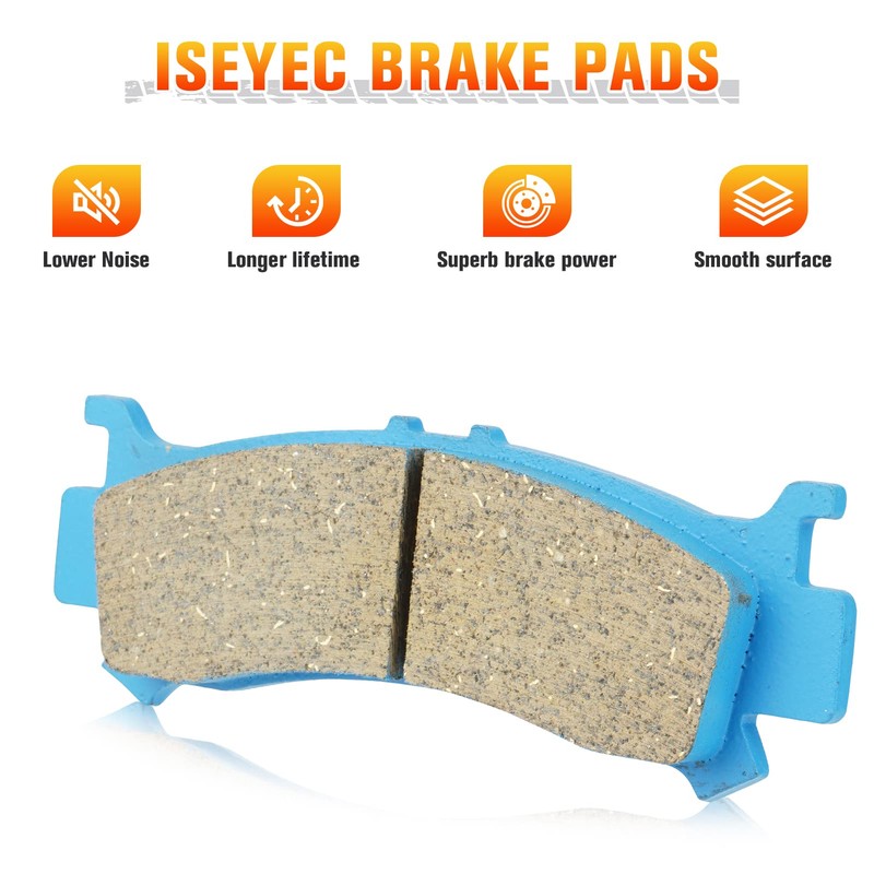 Front & Rear Ceramic Brake Pad Set for Honda Talon