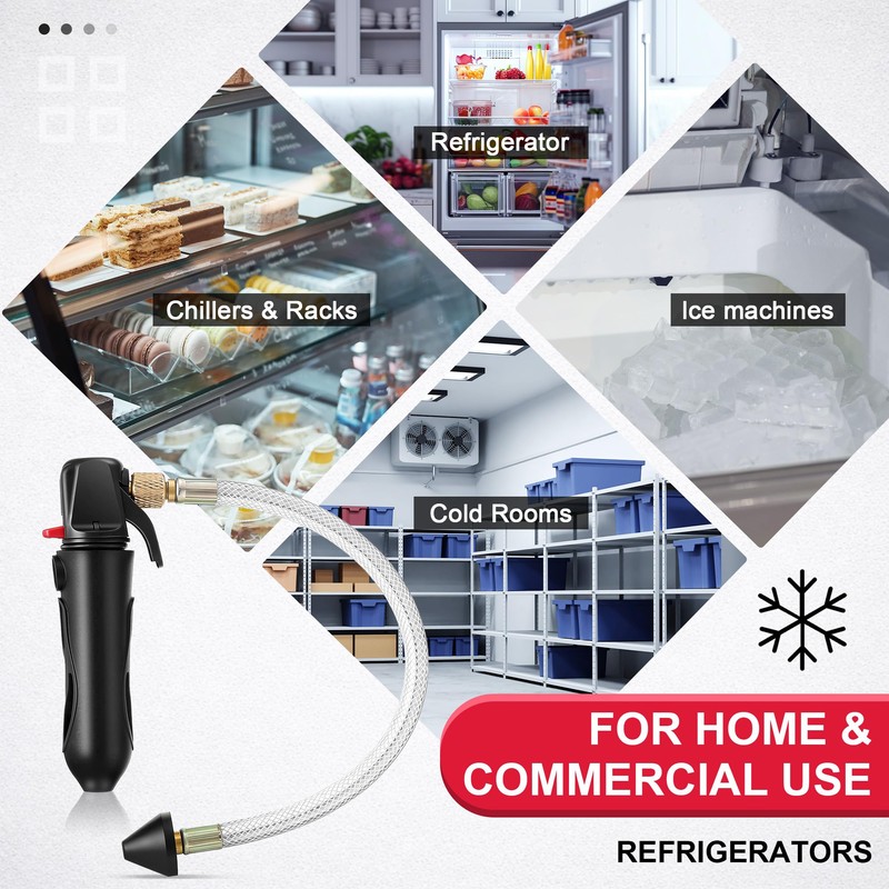 AC Drain Line Cleaner with 2 Flexible Hose (No Cartridges