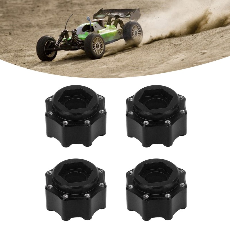 4pcs 17mm Hex Adapter Professional Aluminum Alloy Fine Machined 3.8