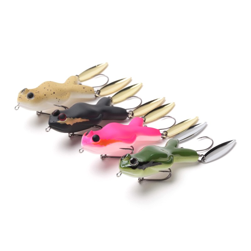 Jackson Carl Blade Lure, 48S, KRG Black Frog