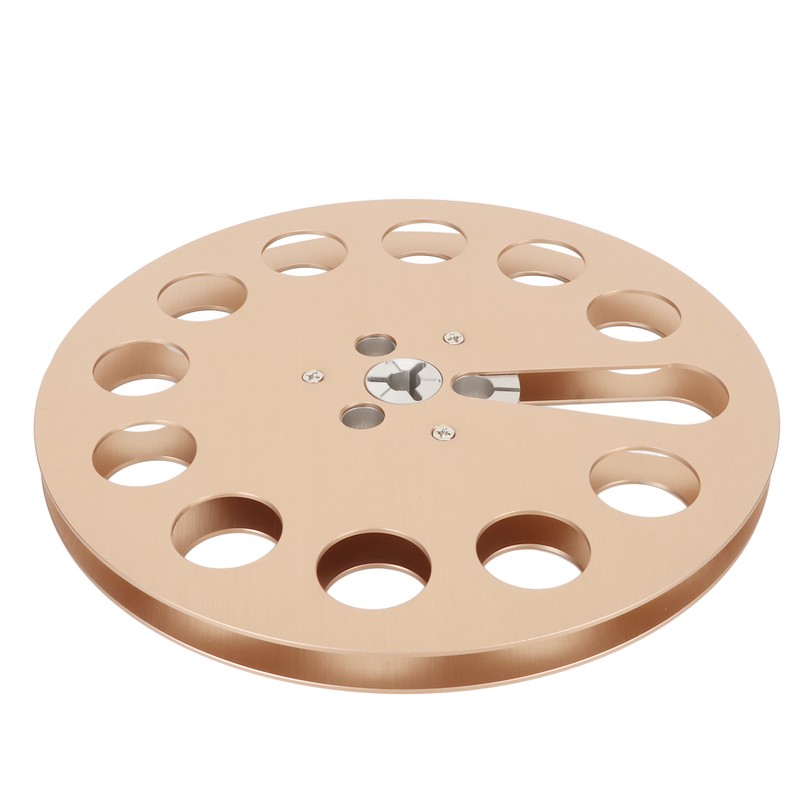 1/4 7 Inch Empty Tape Reel 11 Holes Universal Aluminum