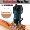 Generic Wood Trimmer Tools, 2 In 1 Wood Router Slotting