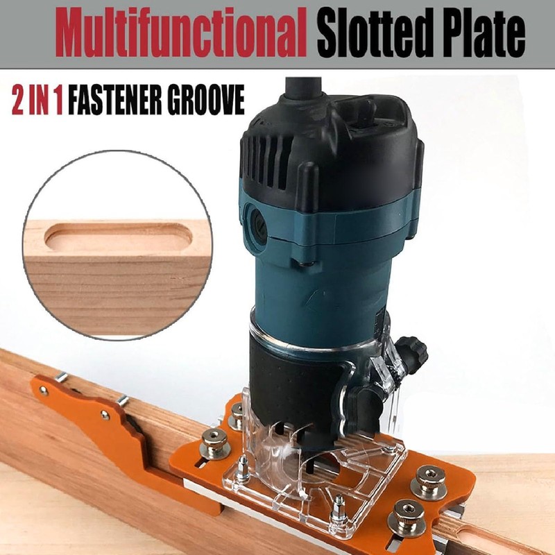 Generic Wood Trimmer Tools, 2 In 1 Wood Router Slotting