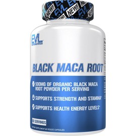 EVLUTIONNUTRITION Black Maca Root Veggie Capsules, 60 Tablets, 1 Piece / EVLUTIONNUTRITION 블랙 마카 루트 베지 캡슐, 60정, 1개