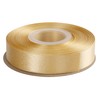 Joycrosso Chamois Double Faced Glitter Ribbon, Luxury Gold Purl Ribbon,