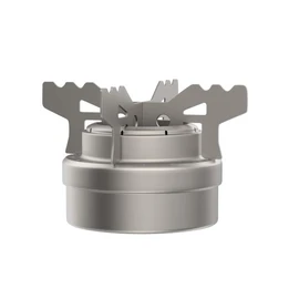 Alcohol Stove, Titanium, Lightweight, Rustproof, Camping, Heavy Duty, Alcohol Stove Set, Alcohol Burner, Camping, Solo Camping, Outdoors, Pure Titanium for Motorcycle Touring and Camping
