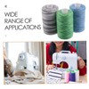 Gadpiparty 3pcs Waxed Thread for Leather Sewing Yards Flat Cord