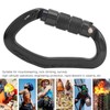Outdoor Rock Climbing Carabiner Aluminum Alloy Auto Locking Safety Buckle