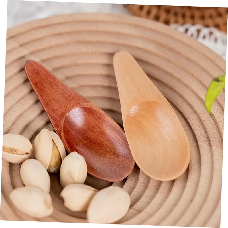 LABRIMP 4pcs Milk Tea Spoons Convenient Salt Scoops Practical Tea