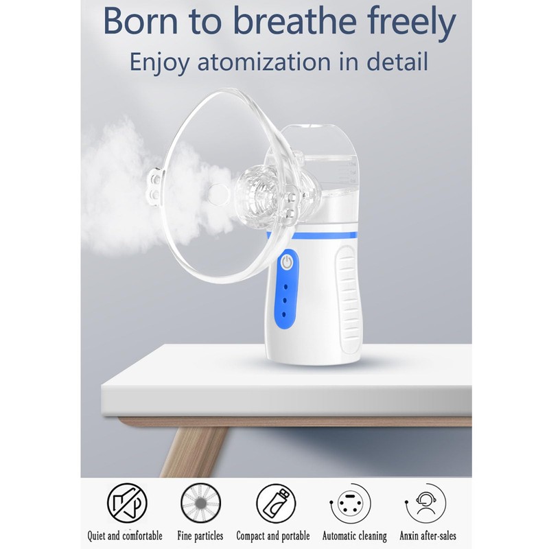 Marhynchus Portable Nebulizer Adult Kids Ultrafine Atomization Quiet Handheld Machine