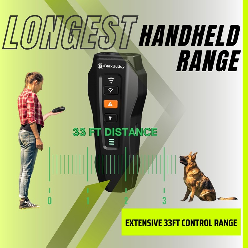 BarxBuddy 2nd Gen Dog Bark Deterrent Devices | Long Range