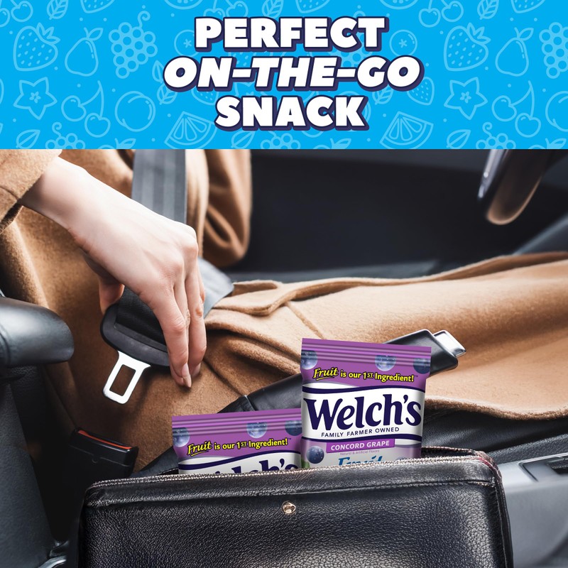Welch's Fruit Snacks, Concord Grape Snack Box, Gluten Free, 5oz