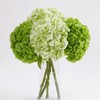 4 Pcs Hydrangea Artificial Flowers, Latex Real Touch Hydrangeas Lifelike