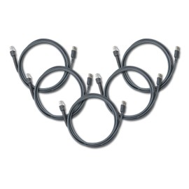 5-Pack USB Cable for Symbol/Zebra Barcode Scanners LS2208 DS2208 DS9208 DS9308 DS6878 DS8178 LI4278 LS4278, Supports Corded and Cordless Models, 7FT, Replaces CBA-U01-S07ZAR (Renewed)