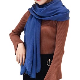 Scarves Women's Scarf Winter Scarf Women's Winter Scarf Women XXL 180 cm x 120 cm, blue