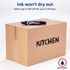 Avery® Marks-A-Lot® Jumbo Permanent Marker, Chisel Tip, Black