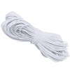 WedDecor 1mm White Elastic Cord Elastic Rope Stretch Fabric Craft