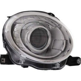 Garage-Pro Passenger Side Headlight Compatible with 2012-2019 Fiat 500