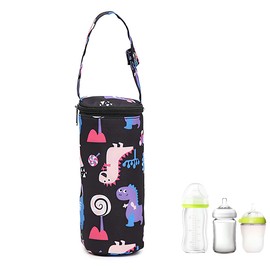 Insulated Bag Baby Bottle, Portable Travel Baby Bottle Bag, Baby Drinking Bottle Carrier, Bottle Cooler Warmer Insulated Bag, Baby Bottle Warmer, Hanging Thermal Bag for Baby Water Bottle