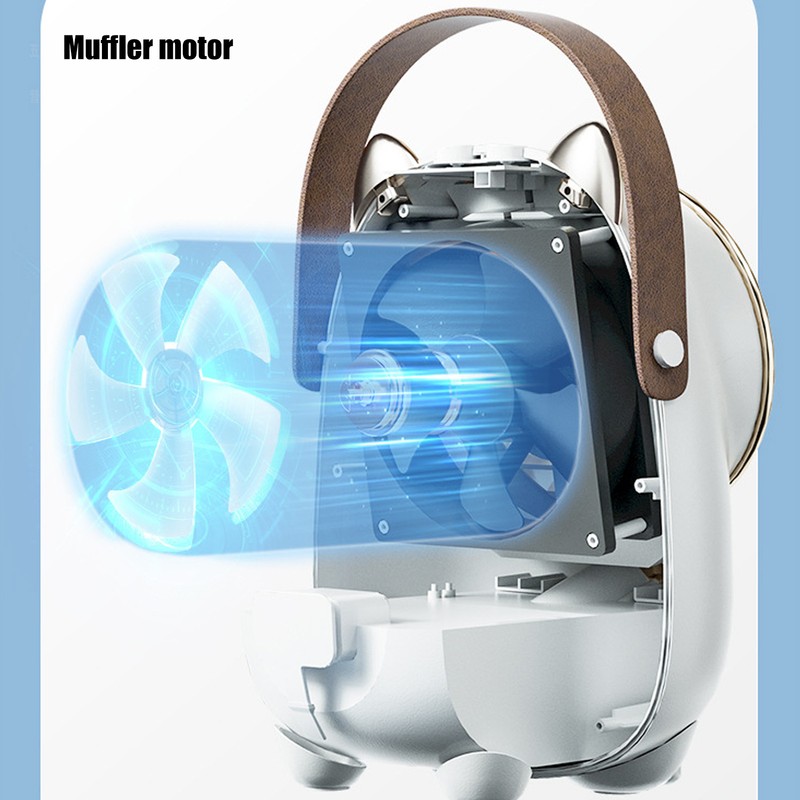 Air Conditioner Fan Multifunctional Portable 350ml Humidifying Spray Usb Rechargeable