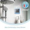 KADAMS Shower Clock Waterproof Bathroom Timer – Digital Wall Clock