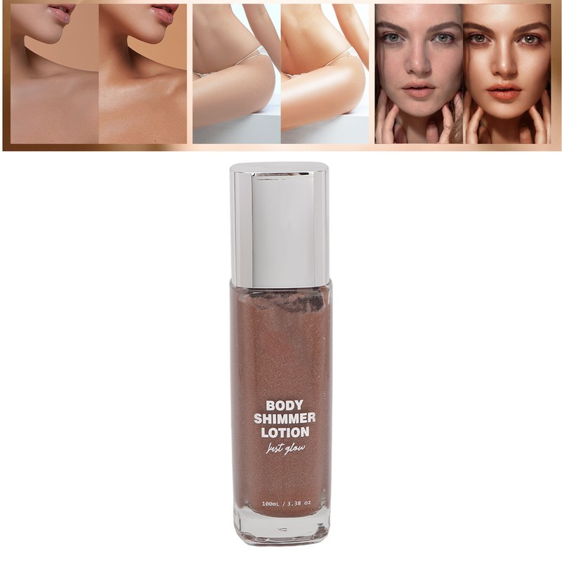Body Face Highlighter Oil Moisturizing Glowing Skin Quick Dry Reflection