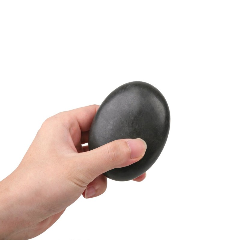 Windfulogo 2 Pcs Large Hot Massage Stones Set Natural Lava