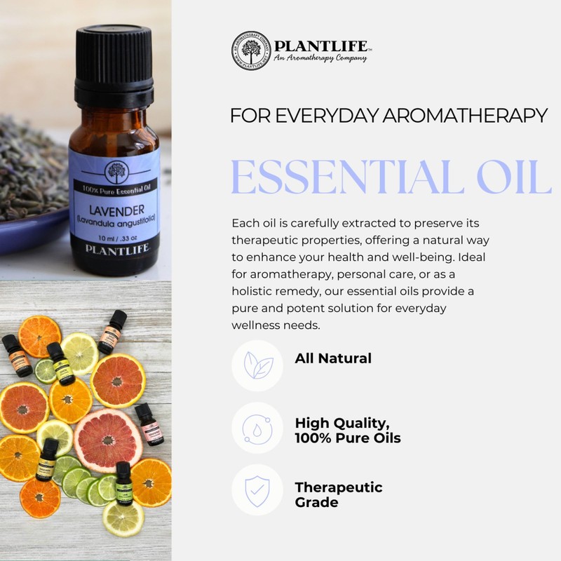 Plantlife Grapefruit Aromatherapy Essential Oil - Straight from The Plant