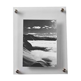 Mikasa Clear Acrylic Floating Wall Frame, 5x7-Inch