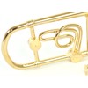 Sunrise Sound House Miniature Musical Instrument Trombone 1/4 Gold