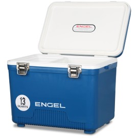ENGEL UC13 13qt Leak-Proof, Air Tight, Drybox Cooler and Small Hard Shell Lunchbox for Men and Women in Elemental Blue