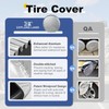 Explore Land Explore Land Weatherproof Tire Covers 4 Pack Alumium